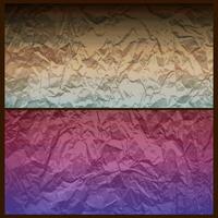 abstract unique creased colorful paper background vector
