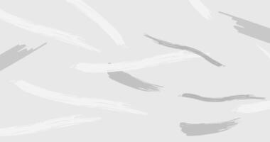 Gray, white brushstrokes rhythmically sweeping light gray background, creating dynamic abstract pattern with modern artistic movement and gradient texture video