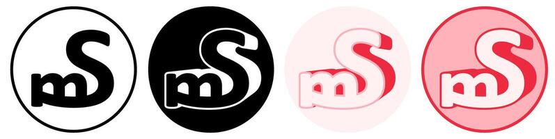 Set trendy Spesmilo Symbol icon currency pictogram illustration vector