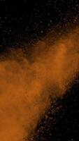 Super Slow Motion of Color Powder Explosion Vertical 50 video