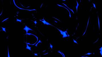 Blue Flowing Strange Changing Abstract Background VJ Loop in 4K video