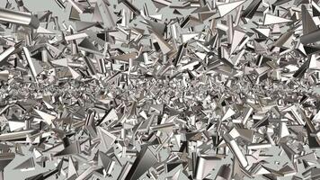 Silver Sharp Triangles, Motion Background, Elite Template, Colors, Exclusive, Rotation, Unique Design video