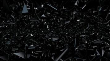 Black Sharp Triangles, Motion Background, Elite Template, Colors, Exclusive, Rotation, Unique Design video