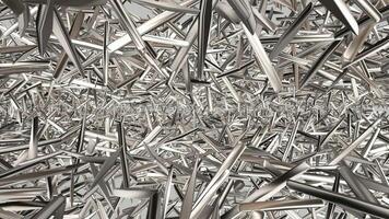 Silver Sharp Fragments, Motion Background, Elite Template, Colors, Exclusive, Rotation, Unique Design video