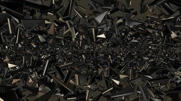 Dark Brown Sharp Triangles, Motion Background, Elite Template, Colors, Exclusive, Rotation, Unique Design video