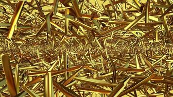 Golden Sharp Fragments, Elite Template, Colors, Motion Background, Unique Design, Exclusive, Rotation video