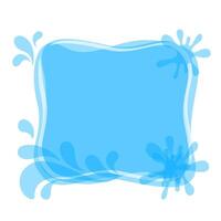 water drop splash isolated on white background banner, splash of water for element banner, water drop splatter simple for songkran festival, splash water drop vector