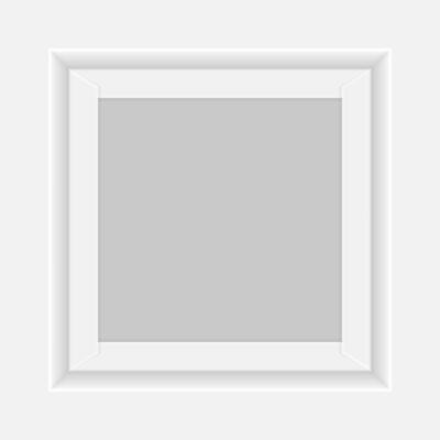 Square white Box tray open, Top view of white Box Tray isolated on white, Square Box White Packaging Template blank, Empty Box tray Template for design product and packaging paper kraft card board