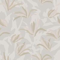 abstract flower seamless repeat pattern vector