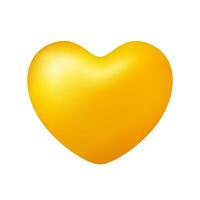 gold heart shape isolated on white, golden heart shaped icon, gold heart logo, image of golden heart shaped symbol for graphics element of decorate embellish design vector