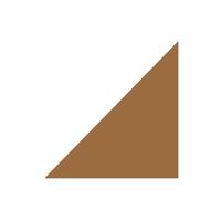 right triangle basic simple shapes isolated on white background, geometric right triangle icon, 2d shape symbol right triangle, clip art geometric right triangle shape for kids learning vector