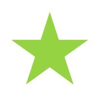star basic simple shapes isolated on white background, geometric star icon, 2d shape symbol star, clip art geometric star shape for kids learning vector
