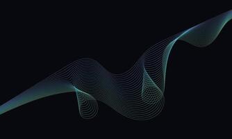 Abstract fluid wireframe background for branding and presentation on digital website or mobile marketing with modern color on dark background 11 vector