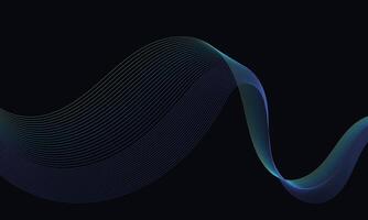 Abstract fluid wireframe background for branding and presentation on digital website or mobile marketing with modern color on dark background 8 vector