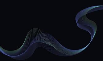 Abstract fluid wireframe background for branding and presentation on digital website or mobile marketing with modern color on dark background 21 vector