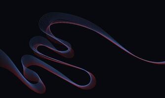 Abstract fluid wireframe background for branding and presentation on digital website or mobile marketing with modern color on dark background 27 vector