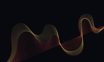 Abstract fluid wireframe background for branding and presentation on digital website or mobile marketing with modern color on dark background 39 vector