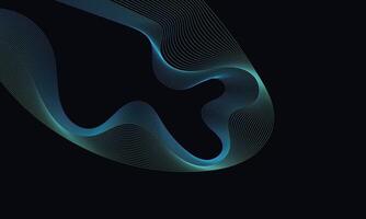 Abstract fluid wireframe background for branding and presentation on digital website or mobile marketing with modern color on dark background 34 vector