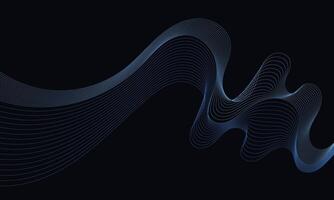Abstract fluid wireframe background for branding and presentation on digital website or mobile marketing with modern color on dark background 38 vector