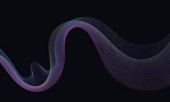 Abstract fluid wireframe background for branding and presentation on digital website or mobile marketing with modern color on dark background 1 vector