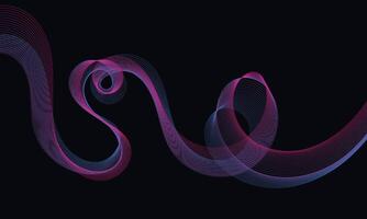 Abstract fluid wireframe background for branding and presentation on digital website or mobile marketing with modern color on dark background 14 vector