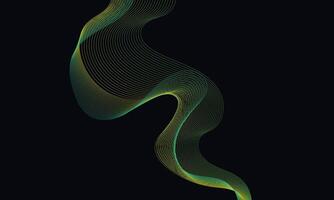 Abstract fluid wireframe background for branding and presentation on digital website or mobile marketing with modern color on dark background 5 vector