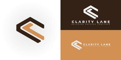 The logo features abstract shapes forming the initials CL, symbolizing expert navigation in the business landscape for consulting and business services. vector