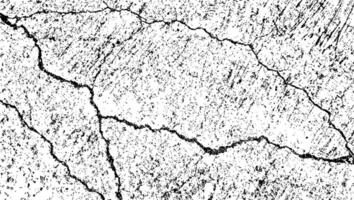 crack texture, grunge texture, distress background, rough texture, dirty texture, cracked wall concrete of black and white for a background vector