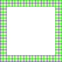 tartan square frame, green plaid tartan pastel for banner, plaid frame for advertising background, copy space vector