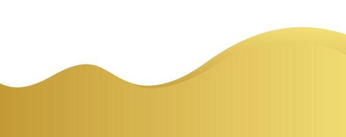gold wave gradient for a banner background, golden wavy shape, gold wave curve on white background, golden wave corner shape for banner, stripes ribbon golden graphic, striped gold gradient luxury vector