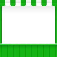 banner template shop green style for sales advertising social online background, template frame empty copy space background banner green, frame banner blank online shop style green vector