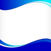 wave border frame blue for banner background, square frame for banner advertising background, copy space vector