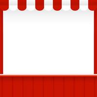 banner template shop red style for sales advertising social online background, template frame empty copy space background banner red, frame banner blank online shop style red vector