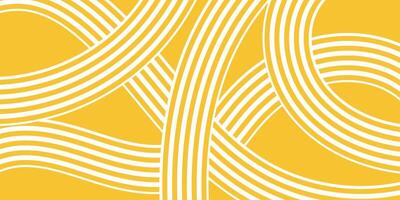 ramen pattern for background, noodle yellow pattern for banner, doodle pattern abstract, wave abstract pattern for backdrop vector