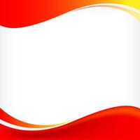 wave border frame red for banner background, square frame for banner advertising background, copy space vector