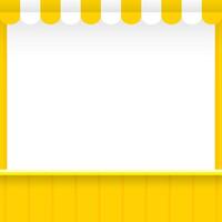 banner template shop yellow style for sales advertising social online background, template frame empty copy space background banner yellow, frame banner blank online shop style vector