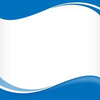 wave border frame blue for banner background, square frame for banner advertising and background, copy space vector