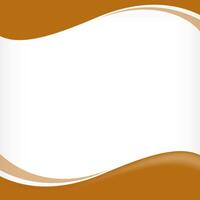 wave border frame brown for banner background, square frame for banner advertising and background, copy space vector