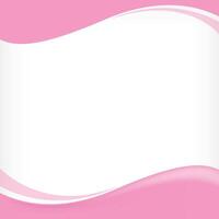 wave border frame pink pastel for banner background, square frame for banner advertising background, copy space vector