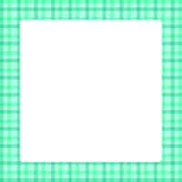 tartan square frame, green plaid tartan pastel soft for banner, plaid frame for advertising background, copy space vector