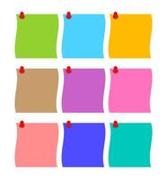 post it, paper note cute, memo paper vector