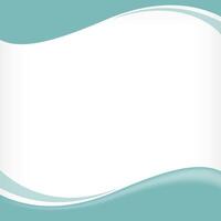 wave border frame pastel blue for banner background, square frame for banner advertising background, copy space vector