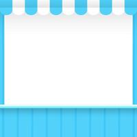 banner template shop blue style for sales advertising social online background, template frame empty copy space background banner blue, frame banner blank online shop style blue background vector