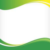 wave border frame green for banner background, square frame for banner advertising background, copy space vector