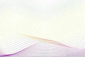 colorful light waves line bright abstract pattern wallpaper on white background, graphic abstract pattern rainbow line color background vector