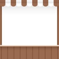 banner template shop brown style for sales advertising social online background, template frame empty copy space background banner brown, frame banner online shop style brown vector