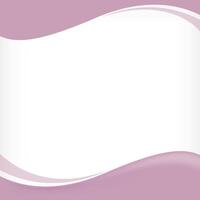 wave border frame purple pastel for banner background, square frame for banner advertising background, copy space vector