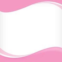 wave border frame pink soft for banner background, square frame for banner advertising background, copy space vector