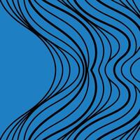 Flowing Wave Abstract pattern design. vector
