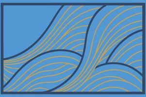 modern Flowing Wave Digital Abstract pattern design. vector